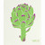 A closeup view of the Wet-It! Artichoke Swedish Cloth