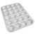 Top view of the Fat Daddio's mini muffin pan