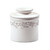 The white linen Antique Butter Bell Crock