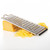 The PL8 Triangle Grater with coarse grater detached and grated cheese