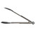 A side view of the Norpro Grip-EZ locking spatula tongs open