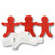 The Tovolo Ginger Boys Cookie Cutters second 3 designs