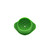 An inside view of the top of one of the golf ball ice molds.