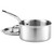 The Heritage Steel Titanium Series 3 Quart Saucepan with the lid off