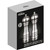 The packaging for the Trudeau 8 Inch Professional Stainless Steel Salt Mill and Pepper Mill Set.