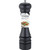 Trudeau 10-Inch Seville Pepper Mill, Espresso Stained Wood on white background with packaging