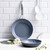 The GreenPan Paris Pro 8-Inch & 10-Inch Frypan Set with garlic