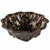 The interior of the Nordic Ware Harvest Leaves Bundt Pan Bronze