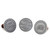 An alternate view of the Nordic Ware Greetings Cookie Stamps on a white background