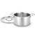 The Heritage Steel Titanium Series 8 Quart Stock Pot with the lid off.