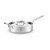 Heritage Steel 4-Quart Sauté Pan with lid on a white background