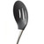 A close up of the head of the slotted spoon in this kitchen utensil set