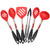 All of the kitchen tools in the Norpro Grip-EZ 6 Piece Kitchen Tool Set