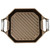 Overhead view of a FINEX 12-Inch Cast Iron Grill Pan