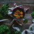 Overhead view of FINEX 8-Inch Cast Iron Skillet with cooked carrots on a table.