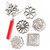 An overhead shot of the Nordic Ware Swedish Rosettes & Timbales Set