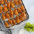 An overhead shot of the Nordic Ware Oven Crisp Baking Tray with wings