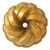 A top view of the Nordic Ware 75th Anniversary Braided Bundt Pan on a white background