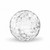A golf ball-shaped ice cube made with the Tovolo Golf Ball Ice Molds.