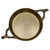 The Nest Homeware 12-Inch Cast Iron Braising Pan without Lid with a white background