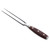 The carving fork of the Messermeister Avanta Carving Set with a white background