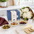 The Now Designs Bits & Dots Porcelain Pinch Bowl Set as part of a host gift.