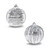 Ornament ice cubes made with the Tovolo Dots & Stripes Ornament Ice Molds.