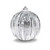 The stripes ornament was made with the Tovolo Dots & Stripes Ornament Ice Molds.