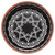 The black and white Danica Heirloom Harmony Terracotta Small Dishes Set of 2 with a white background