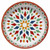 The white Danica Heirloom Kaleidoscope Terracotta Small Dish with a white background