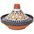 The Danica Heirloom Kaleidoscope Terracotta Tagine Pot with a white background