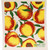 The Wet-It Peachy Swedish cloth with a design of several peaches