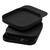 The black Rosti Mensura Kitchen scale with weighing bowl and a white background