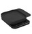 The black Rosti Mensura Kitchen scale with the included weighing bowl
