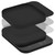 An image showing the weighing bowl can be removed from the black Rosti Mensura Kitchen scale