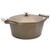 An side shot of the FINEX 7-Quart Dutch Oven with lid and a white background