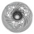 The bottom view of the Nordic Ware Let It Snow Bundt Pan