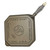 The bottom view of the FINEX 10 Inch Cast Iron Griddle pan
