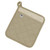 A close up view of the Now Designs Superior Sandstone Tan Pot Holder
