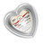 The Fat Daddio's 6 inch heart shaped cake pan with packaging