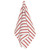 The Now Designs Red Stripe Dish Towel hanging