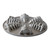 A side view of the Nordic Ware Evergreen cakelet pan