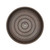 An overhead view of the lid's basting rings