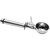 A side view of the Fat Daddio's Stainless Steel Cookie Scoop #16