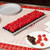 A chocolate and raspberry tart in the Fat Daddio's Fluted Rectangular Tart Pan