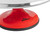 A close up view of the logo on the Fat Daddios Cake Turntable Stand base