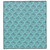 The blue Now Designs Dust Bunny Dish Cloth
