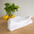 A Now Designs Ripple White Dish Cloth with lemons