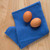 The Now Designs Ripple Royal Blue Dish Cloths with eggs