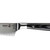 The bolster of the chef knife in the Messermeister Avanta Damascus Starter Knife Set